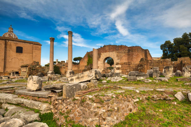 istock Architecture of the Roman Forum in Rome 1223606832