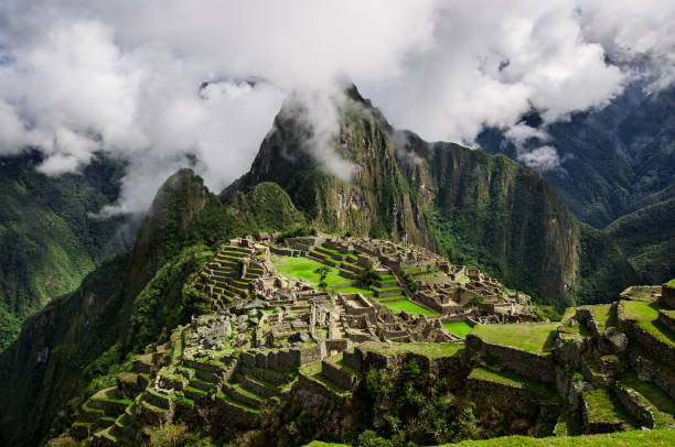 istock Machu Picchu. Lost city of Inkas in Peru mountains. 1223608708