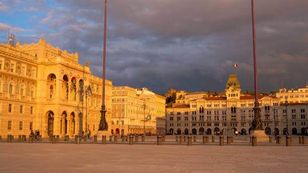 istock View of Trieste square at sunset 1223610196