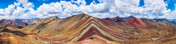 istock Rainbow Mountains, Cusco, Peru. 5200 m in Andes, Cordillera de los Andes, Cusco region in South America. Montana de Colores. 1223610790