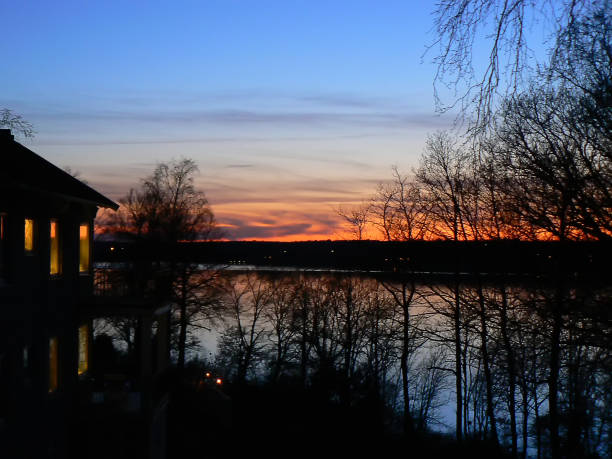 istock Sunset over the coast in Karlskrona, Sweden 1223611389