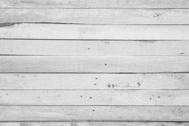 Wood plank white timber texture background. Old wooden wall all have antique cracking furniture painted weathered peeling wallpaper . Vintage table plywood woodwork hardwoods at summer for copy space.