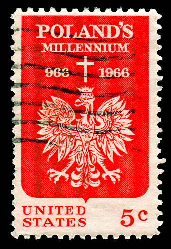 USA Stamp: Shows Poland's Millennium 966-1966