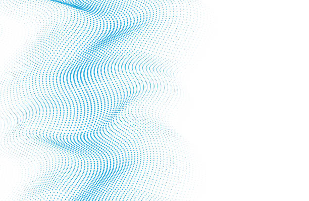 Abstract Wave Pattern Technology Background Abstract Wave Pattern Technology Background. science texture stock illustrations