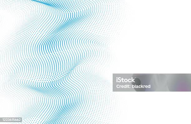 Wave Technology Pattern Abstract Wave Pattern Technology Background Stock Illustration ...