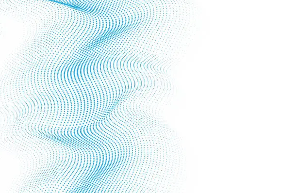 Vector illustration of Abstract Wave Pattern Technology Background