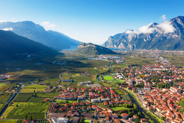 istock Arco Italian city. 1223620733