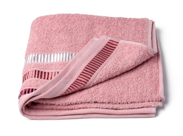 istock Towel isolated on white background close up 1223622564