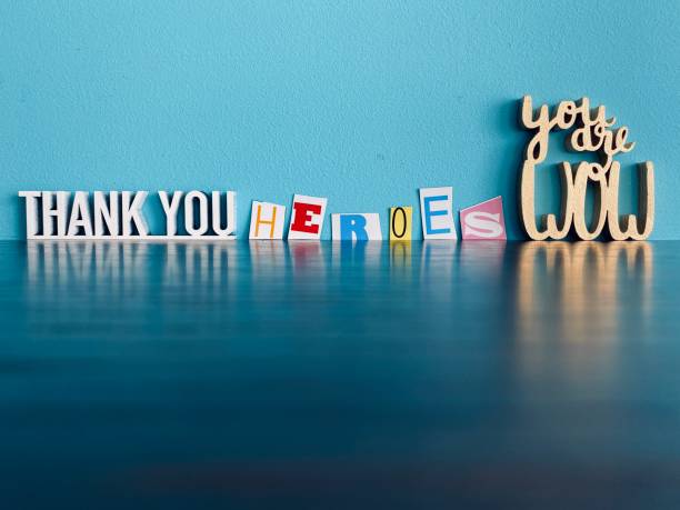 istock Thank you heroes, you are wow 1223625871