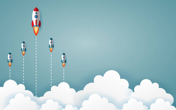 istock The graphic of rocket also represents the concept of courage Think differently move for success in life 1223629760