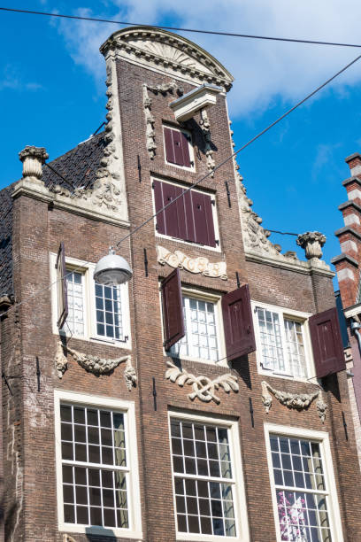 istock Amsterdam Canal House Gable with Hook 1223630911
