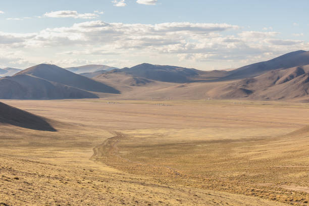 istock Typical landscapes of Mongolia. mountain slopes and valleys. Altai, Mongolia 1223634255