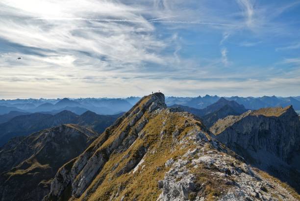istock panoramic view of the bavarian alps at Hochplatte peak 1223641199