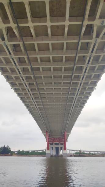istock Underneath View of a bridge in Vietnam 1223650533