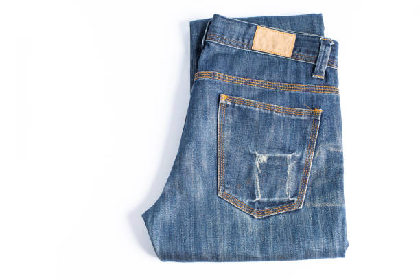 istock Blue denim jeans texture banner with copy space for text design background. Canvas denim fashion texture 1223650595