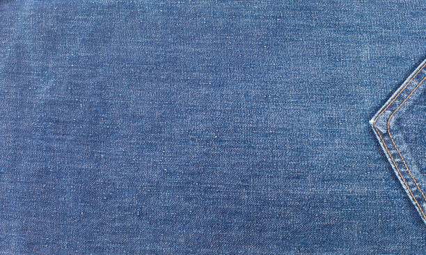 istock Blue denim jeans texture banner with copy space for text design background. Canvas denim fashion texture 1223650598
