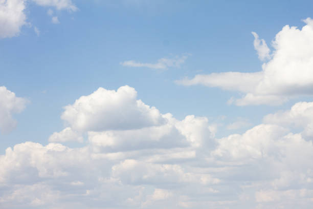 istock blue sky with lots of clouds. natural clean background with copy space 1223650675