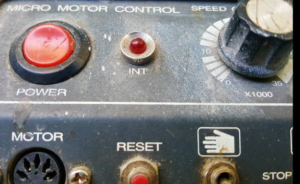 istock buttons on control panel of an old diry and dusty electric device 1223650782
