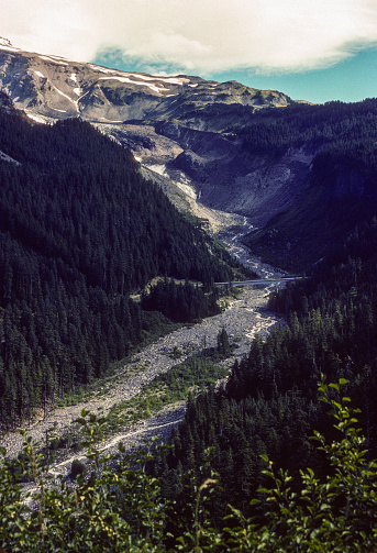 Mt Rainier NP - Nisqually Glacier - 1979. Scanned from Kodachrome slide.