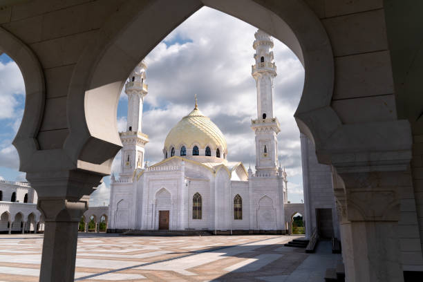 istock The White mosque in Bulgar Tatarstan 1223658399