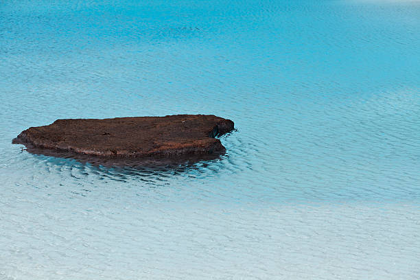 Swimming pool in the Jameos del Agua by César Manrique. Lanzarote. Canary Islands. Spain.