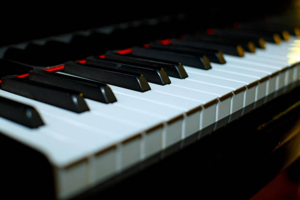 istock Piano and Piano keyboard 1223664729