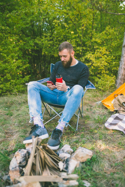 istock Forest Camping. hike and the Camping. 1223666014