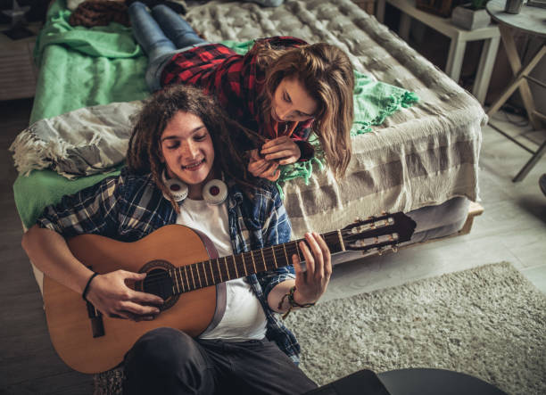 istock Teenage entertaining themselves in self-isolation, 1223668007