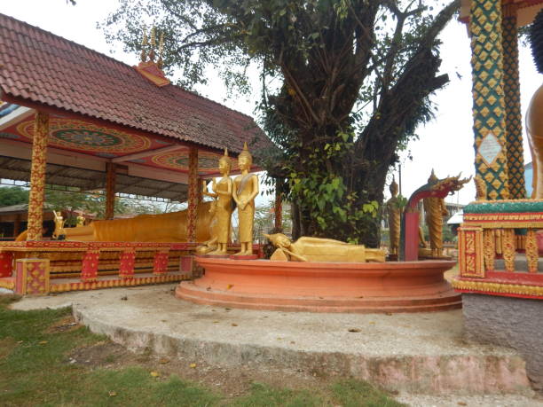 istock Buddhist temple in Vang Vieng 1223670319