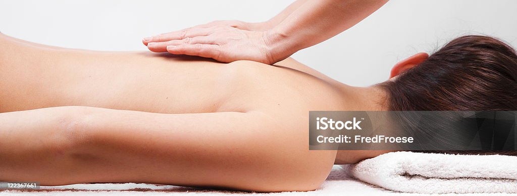 Health &amp; Beauty Massage  Massaging Stock Photo