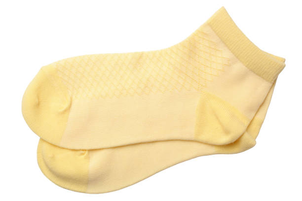 istock Pair of yellow socks 1223685017
