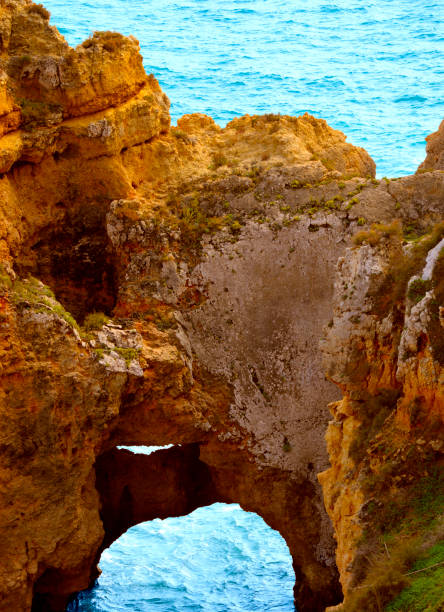 Ponta Da Piedade rock formations on the Algarve coast