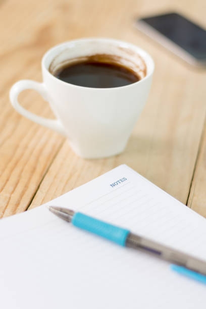 istock Word notes on the memos with pen and coffee on wooden background 1223688360