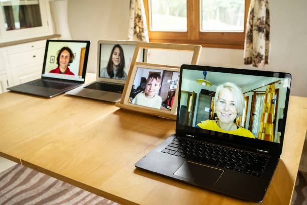 istock New reality family concept 1223689472