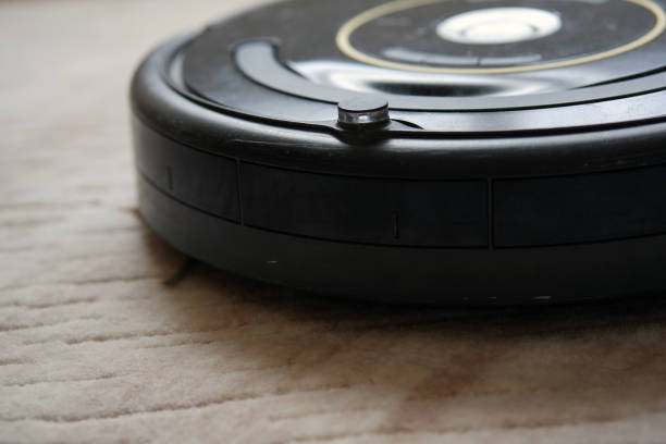 robotic vacuum cleaner on carpet smart cleaning technology