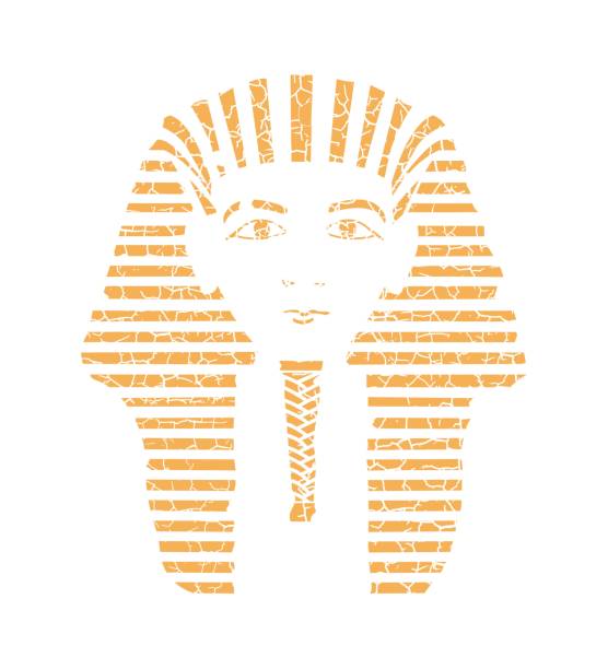 ilustraciones, imágenes clip art, dibujos animados e iconos de stock de rey tut . máscara tutankhamun - death mask of tutankhamun