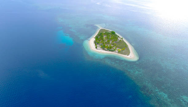 istock Aerial Isolated Island 1223696839
