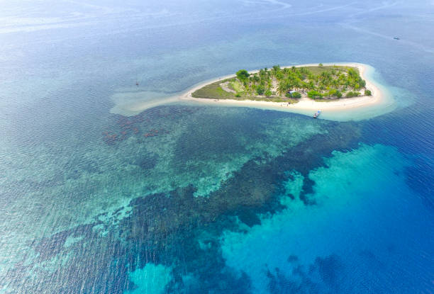 istock Aerial Isolated Island 1223697058