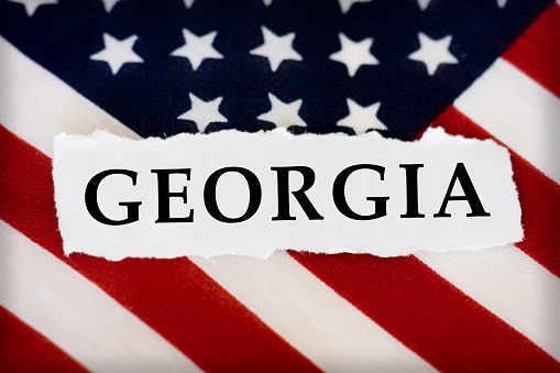 Georgia US Flag