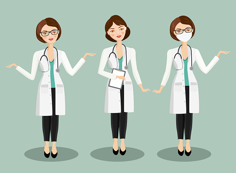 Cartoon Female Doctor Clipart Images | High-res Premium Images