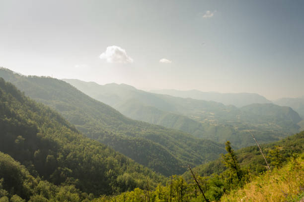 istock Hills in the background on the sunny day 1223715147