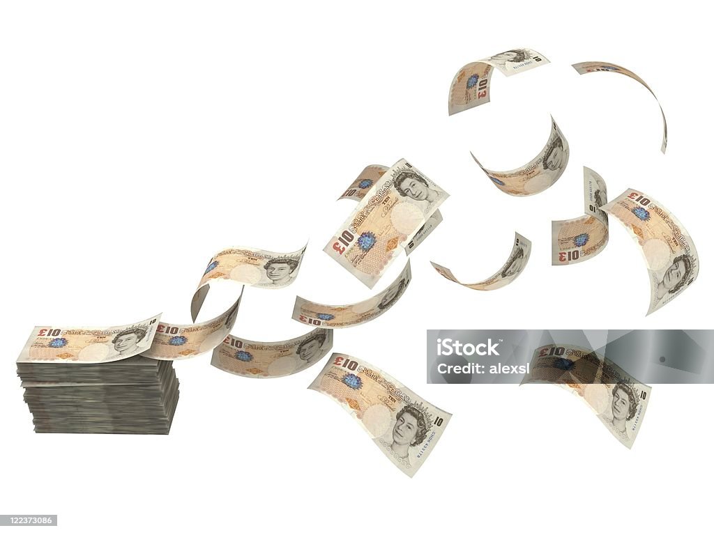 Cash Flow-Libras - Royalty-free Voar Foto de stock