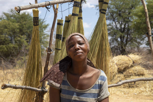 istock African woman in the bush 1223731083