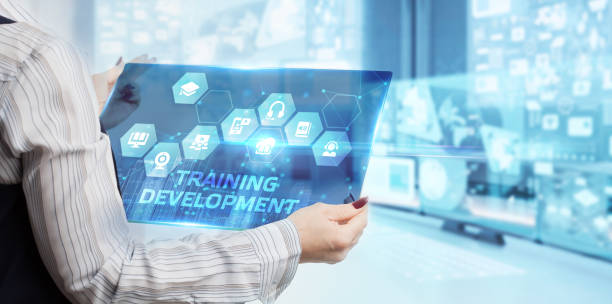 istock Business, Technology, Internet and network concept. Coaching mentoring education business training development E-learning concept. 1223732191