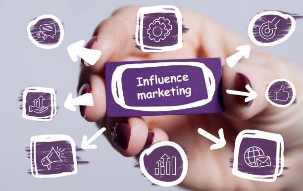 istock Business, Technology, Internet and network concept. Digital Marketing content planning advertising strategy concept.Influence marketing 1223732326