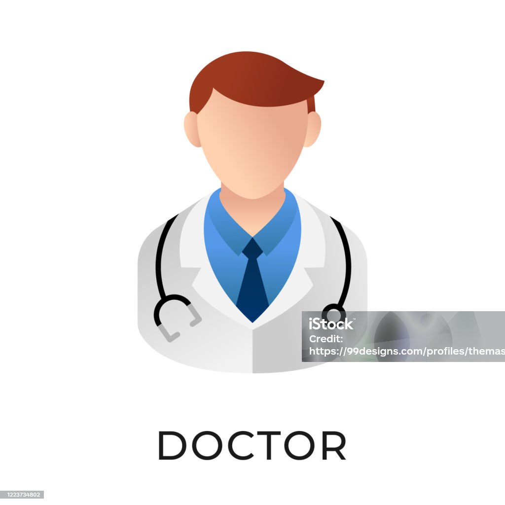 Hình Minh Họa Vector Biểu Tượng Bác Sĩ Mẫu Minh Họa Vector Bác Sĩ ...