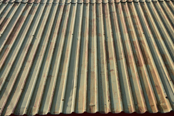 Texture of metal zinc plate