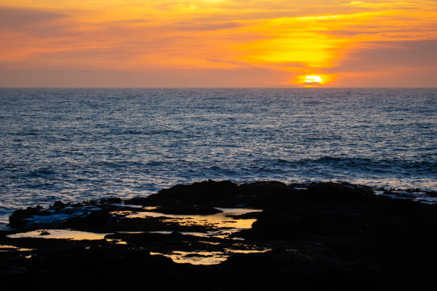 istock North Pacific Ocean sunset from Yachats, Oregon in late August 1223738274