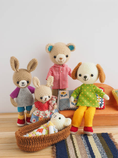 istock small and cute animal amigurumi 1223744285