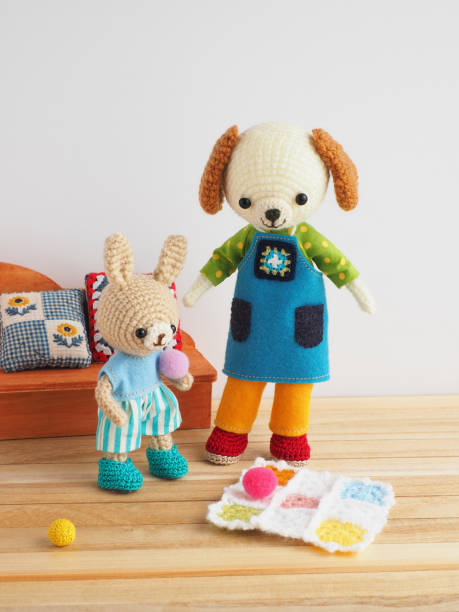 istock small and cute animal amigurumi 1223744301